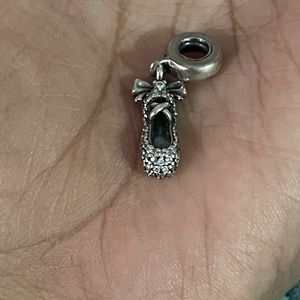 Pandora Ballet Slipper Bead Ballerina Charm